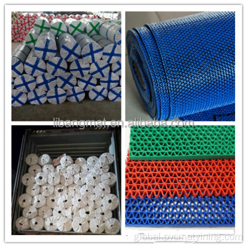 Pvc Loop Mat 5MM Waterproof PVC S Mat For Swimming Pool Manufactory